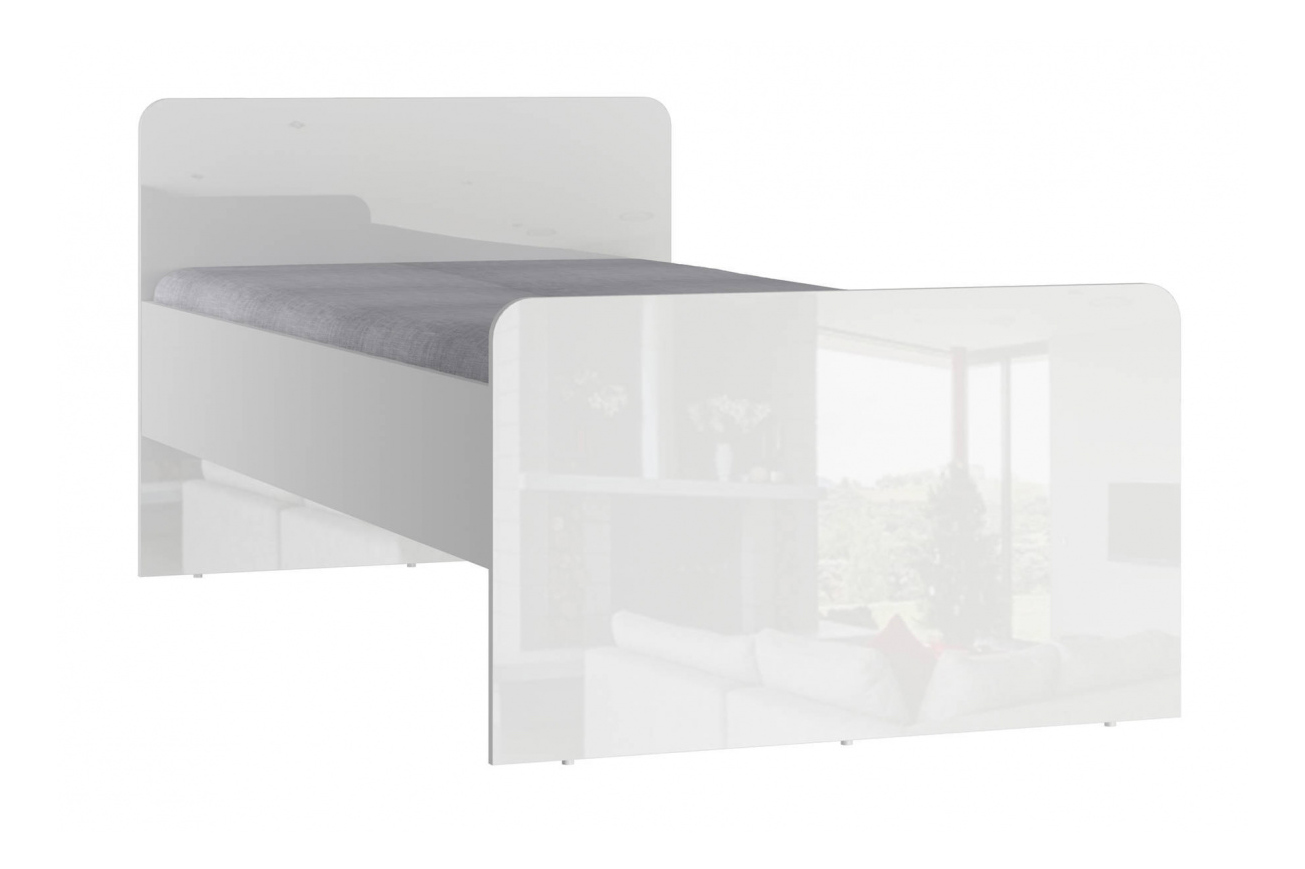 Кровать Модерн Бело-серый  