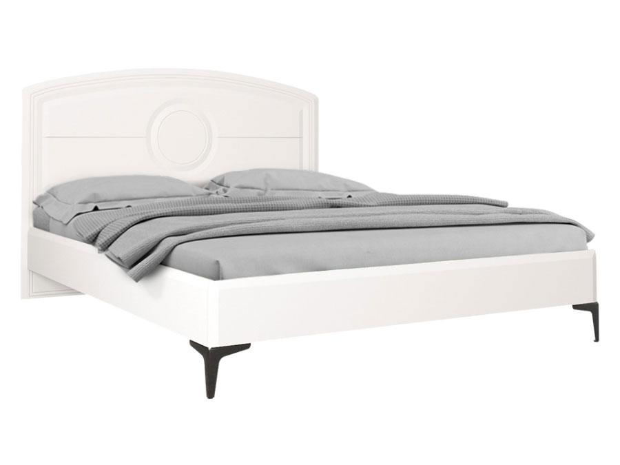 Двуспальная кровать Валенсия Молочный 9002363