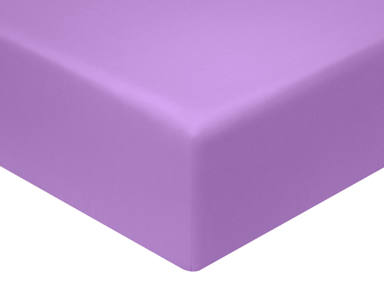 Простыня Моноспейс фиолетовый на резинке