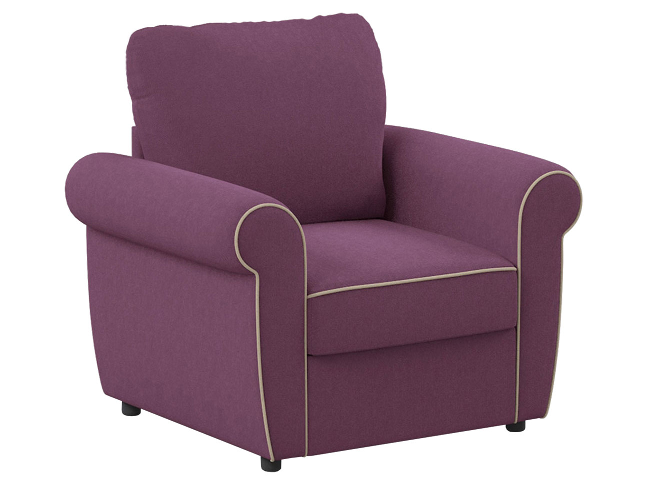 Кресло Догвиль Фиолетовый, велюр 9003166