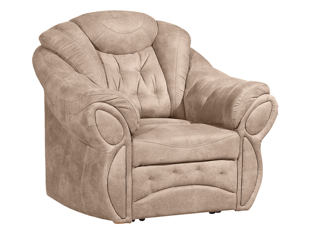 Кресло-кровать Маркус Олива, искусственная замша