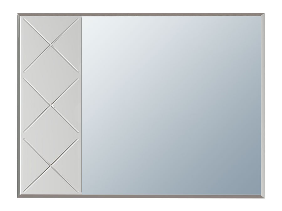 Настенное зеркало Кимберли Белый глянец