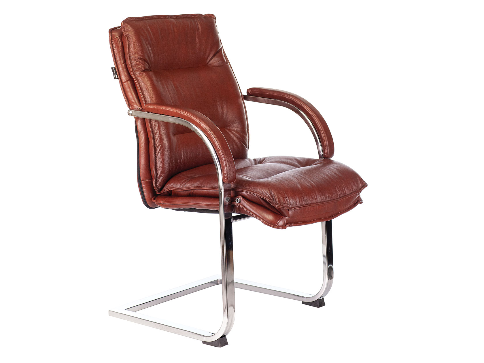 Офисное кресло Лакри Светло-коричневый, кожа  Белгород