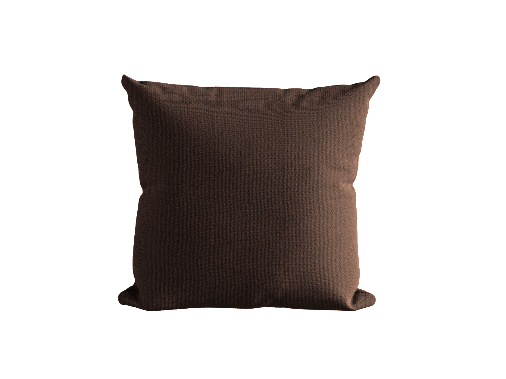 Декоративная подушка Марсель 7 Темно-коричневый, рогожка