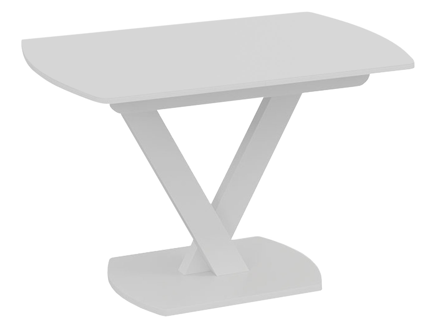 Кухонный стол Салерно Белый, металл