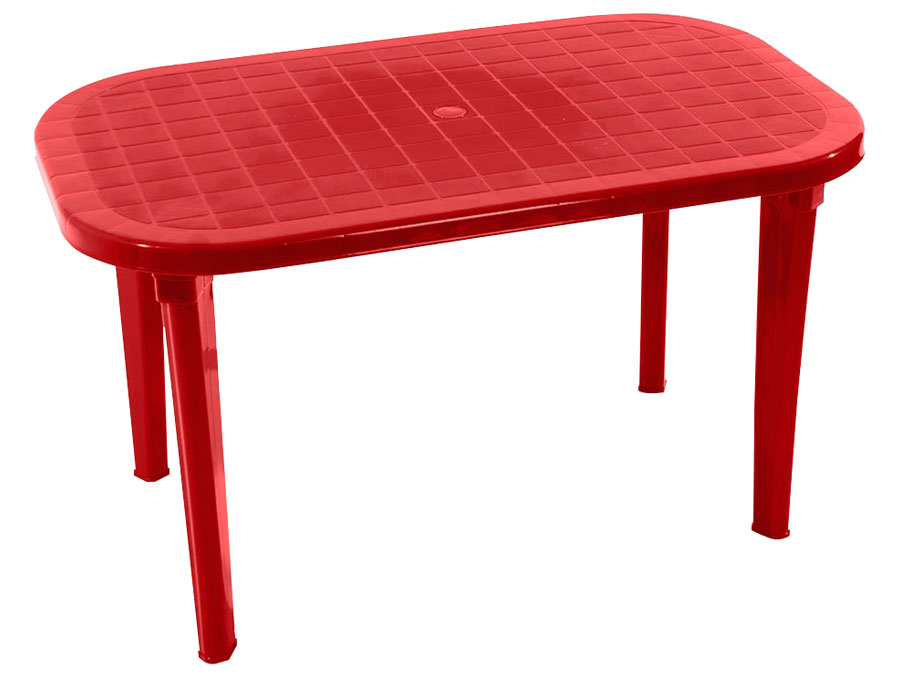 Пластиковый стол Таити Красный, пластик  Брянск