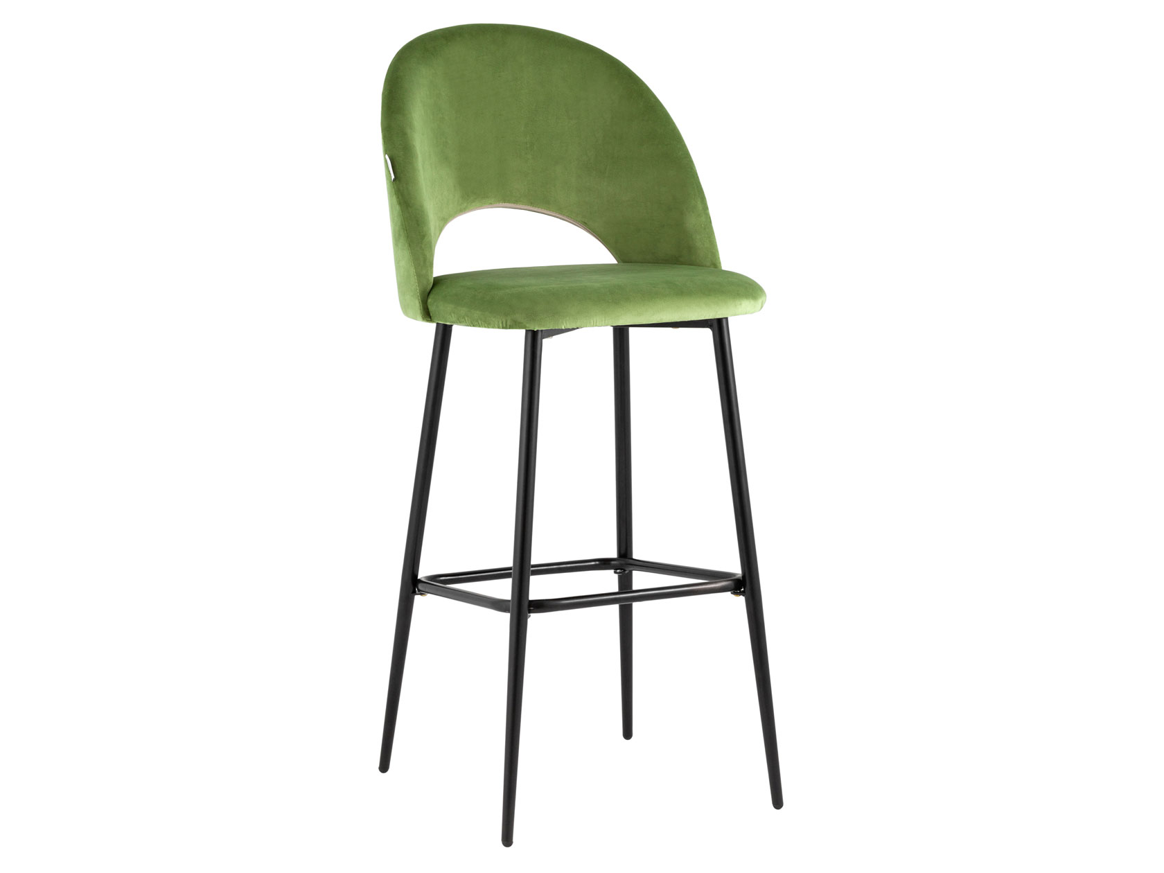 Барный стул Меган Травяной, велюр